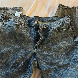 Men's Blue Bootcut Jeans